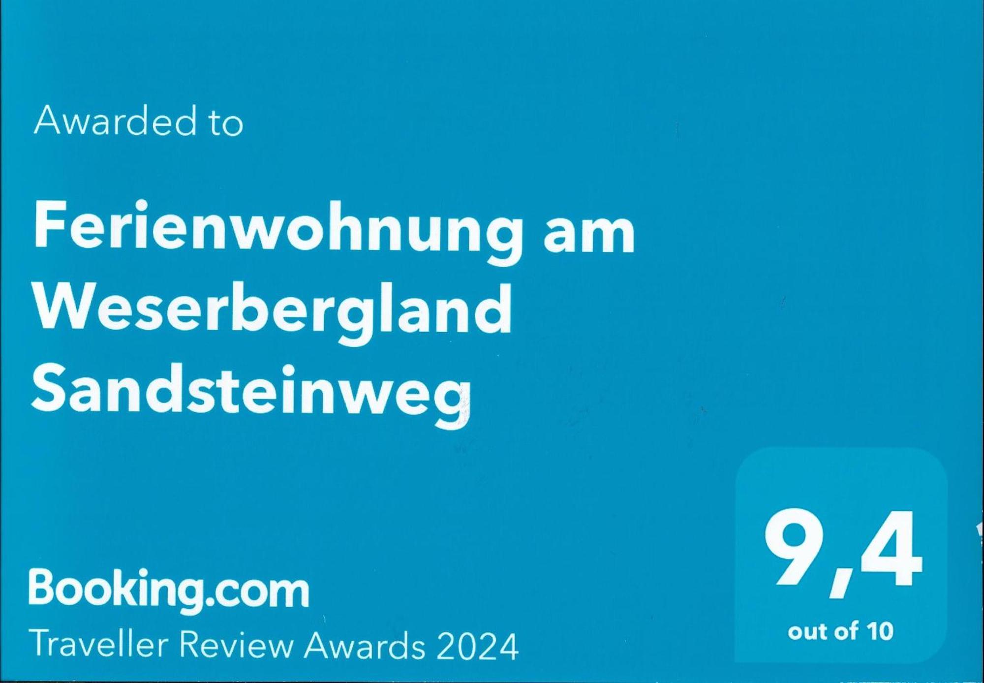 Arholzen Ferienwohnung Am Weserbergland Sandsteinweg מראה חיצוני תמונה